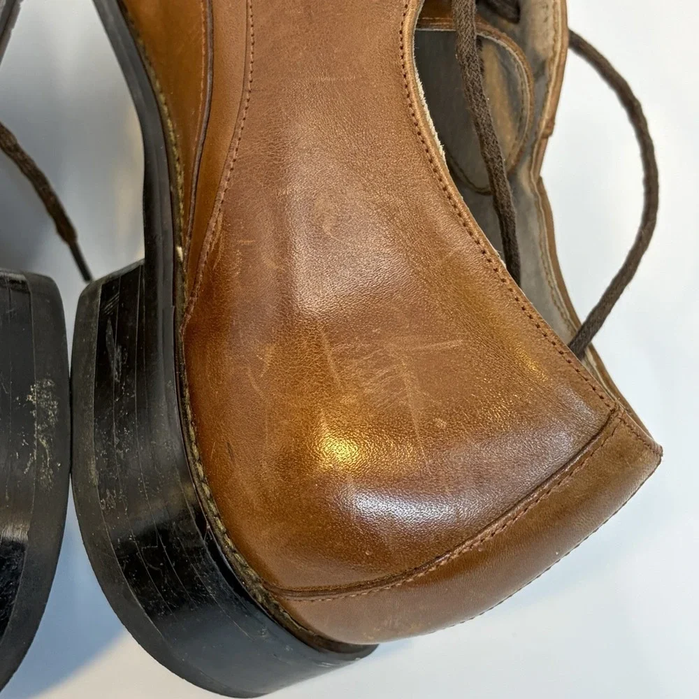 Mens‎ Sz 11M Brown Leather Dress Shoes/Stacy Adams/oxford/Prom/wedding